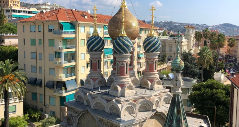 San Remo Monuments of a historical connection with Imperial Russia